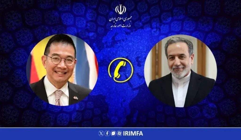 گفتگوی تلفنی وزرای امور خارجه جمهوری اسلامی ایران و تایلند