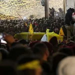 پیکر سیدحسن نصرالله بعد از تشییع در خیابانهای بیروت در خاک آرام گرفت