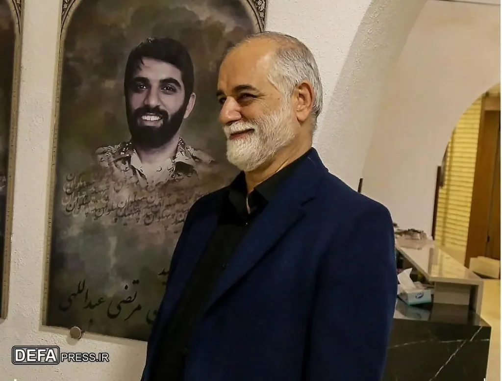 عکس از شهید حادثه آتش سوزی در یکی از مراکز نیروی دریایی سپاه + ببینید